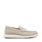 Men Rockport Total Motion Cadwyn Loafers Taupe Suede