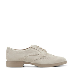 Men Rockport Keegan Dress Wing Tip Lace-up Oxfords Dark Stone Suede