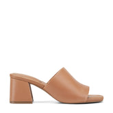 Women Rockport Gracyn Slip-On Sandals Brown Leather