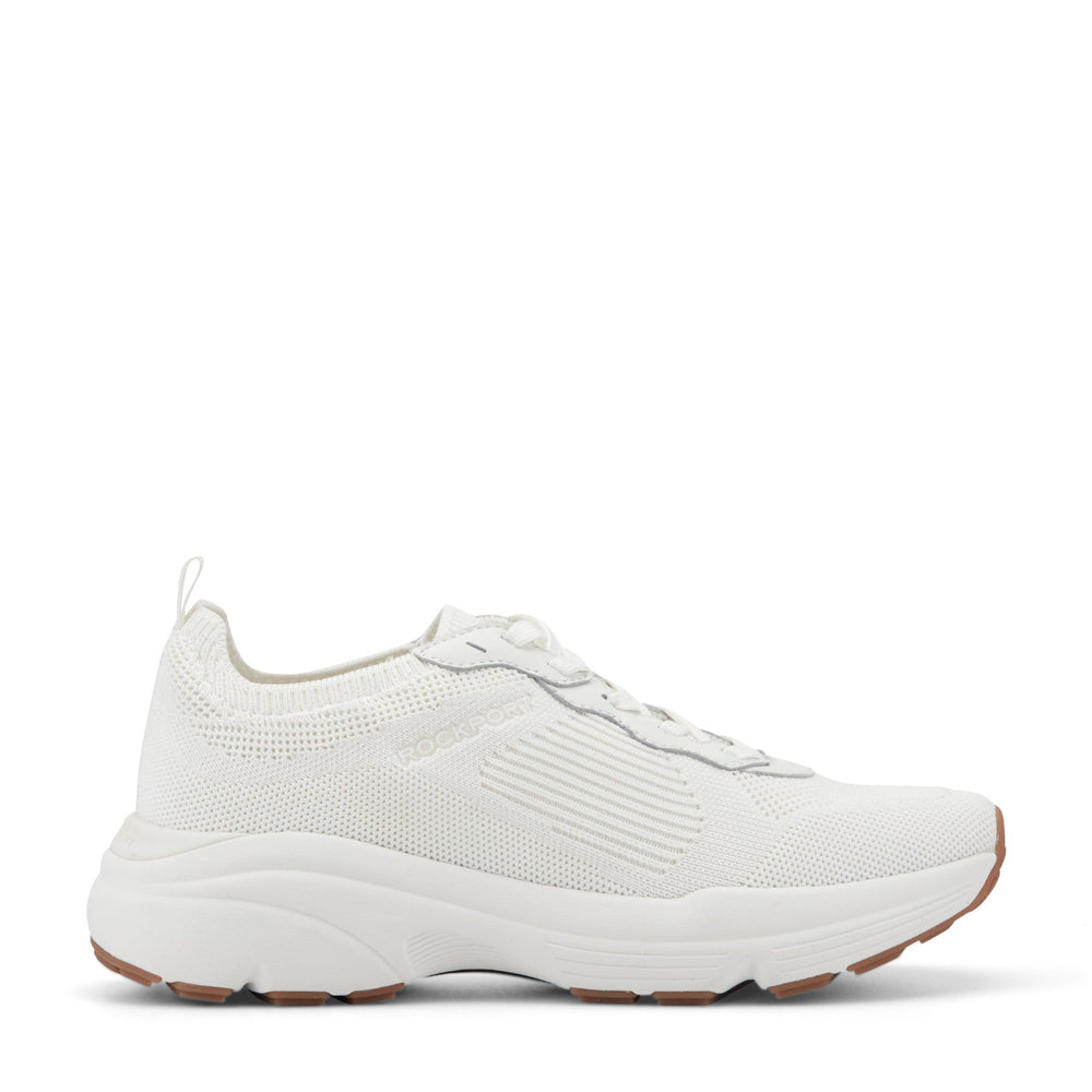 Women Rockport Delfina Lace-up Casual Sneakers Ivory