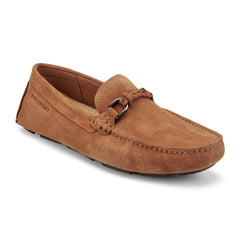 Men Rockport Roland Loafers Medium Natural Suede
