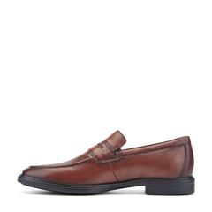 Men Rockport Keenan Penny Loafers Medium Natural Leather