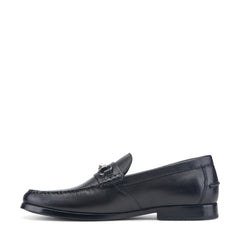 Men Rockport Whit Classic Bit Loafers Black Polished Leather