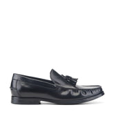 Men Rockport Whitlaw Tassel Loafers Black Leather