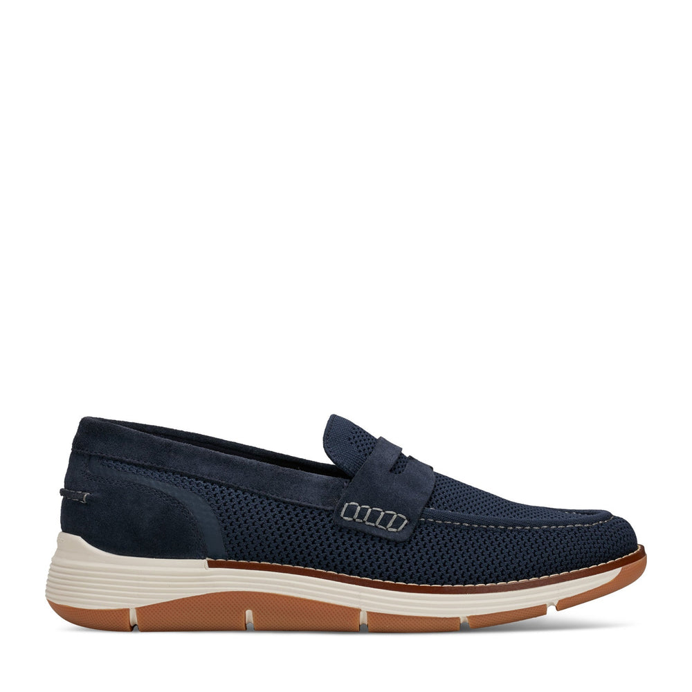 Men Rockport Lance Loafers Dark Blue
