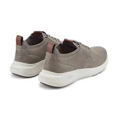 Men Rockport Jonston Lace-up Casual Sneakers Peltro Leather