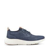Men Rockport Jonston Lace-up Casual Sneakers Dark Blue Leather