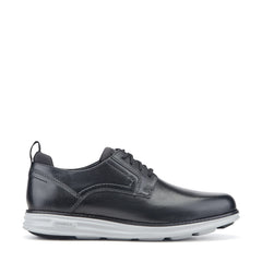 Men Rockport Canton Casual Lace-up Oxford Black Leather