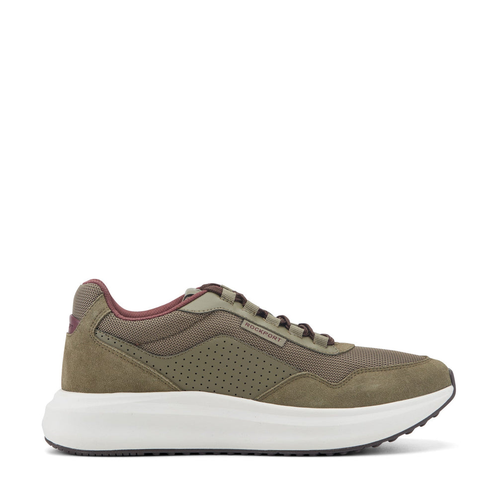 Men Rockport ProWalker Pacer Lace-up Sneakers Dark Green