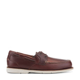 Men Rockport Southport Boat Shoe Medium Brown Leather