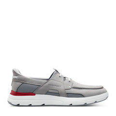 Men Rockport Seadon Step Activated Sneakers Light Gray Nubuck