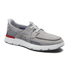 Men Rockport Seadon Step Activated Sneakers Light Gray Nubuck