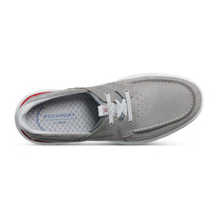 Men Rockport Seadon Step Activated Sneakers Light Gray Nubuck
