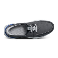 Men Rockport Seadon Step Activated Sneakers Dark Blue Nubuck