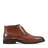 Men Rockport Flynn Lace-up Almond Toe Casual Boots Medium Natural Leather
