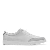 Men Rockport Total Motion Court Blucher Lace-up Casual Sneakers White Leather