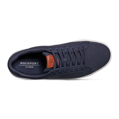 Men Rockport Lite Court Lace-up Casual Sneakers Dark Blue