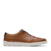 Men Rockport Total Motion Court Blucher Lace-up Casual Sneakers Medium Natural Leather
