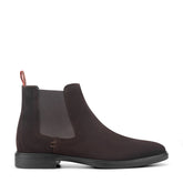 Men Rockport Keeney Casual Slip-On Boots Dark Brown Suede