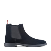 Men Rockport Keeney Casual Slip-On Boots Black Suede