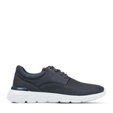 Men Rockport Jaimie Lace-up Sneakers Dark Blue Leather