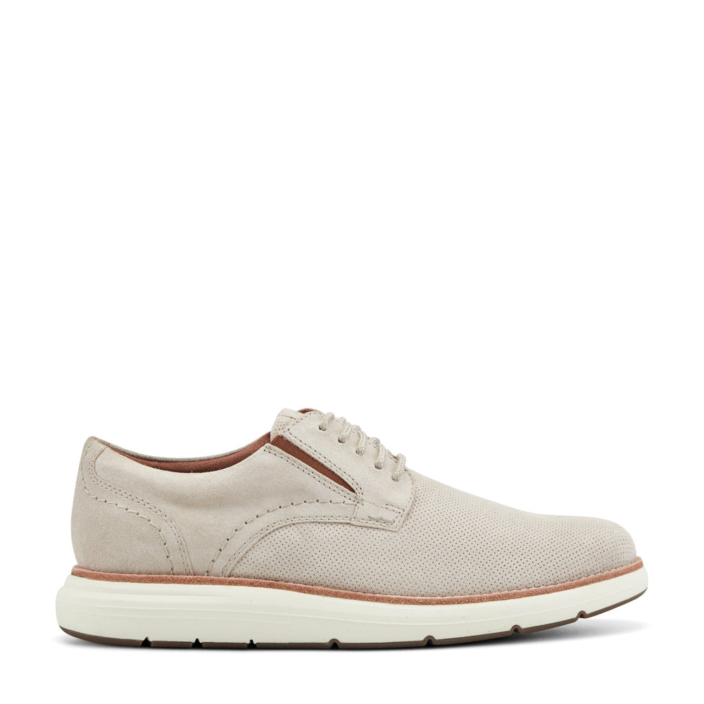 Men Rockport Total Motion Cadman Casual Lace-up Oxford Sneakers Taupe Suede