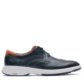 Men Rockport Noah Wing Tip Walking Shoe New Dress Blues