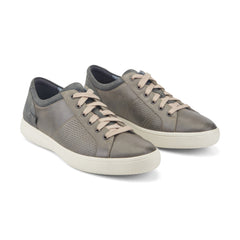 Men Rockport Colle Lace-to-Toe Sneaker Blue/Gray Leather