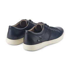 Men Rockport Colle Lace-to-Toe Sneaker Black Leather