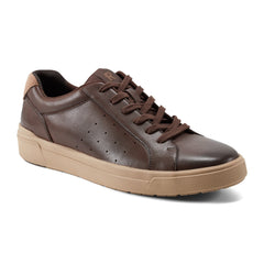Men Rockport Total Motion Tarquin Lace-up Casual Sneakers Dark Brown