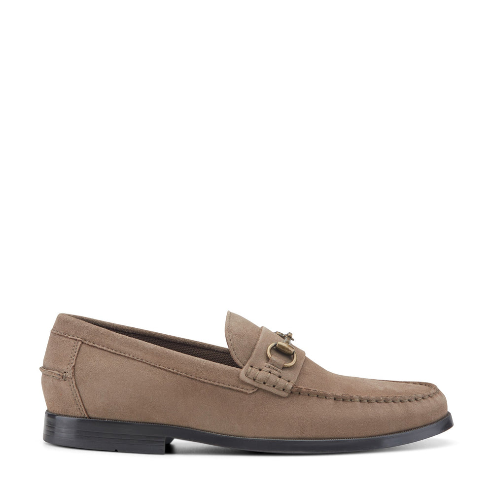 Men Rockport Whit Classic Bit Loafers Taupe Suede