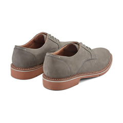 Men Rockport Foley Lace-up Casual Oxfords Medium Gray Nubuck