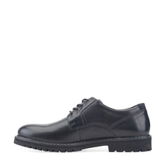 Men Rockport Maverick Plain Toe Oxford Black Leather