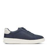 Men Rockport Lite Court Lace-up Casual Sneakers Dark Blue Leather