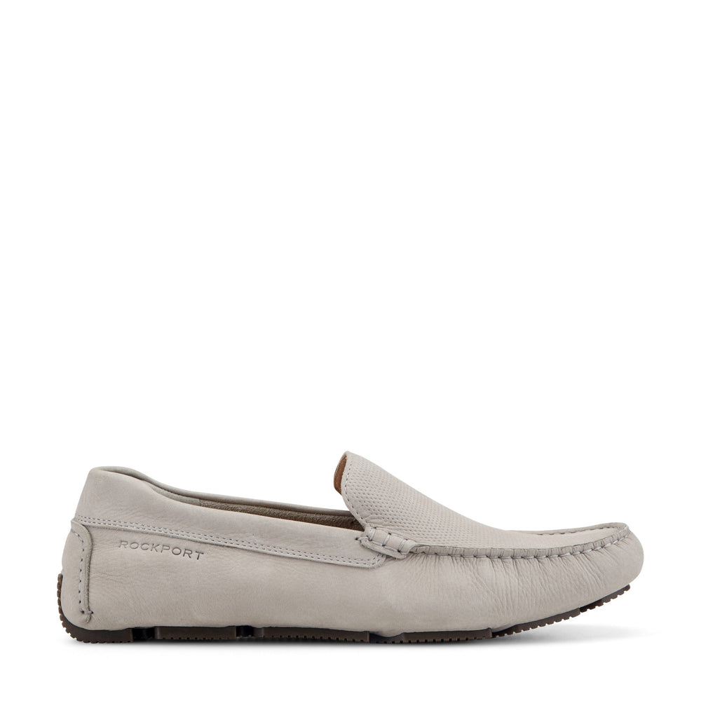 Men Rockport Rodger Loafers Taupe Suede