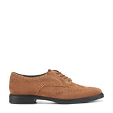 Men Rockport Keegan Dress Wing Tip Lace-up Oxfords Cognac Suede