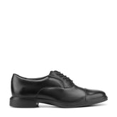 Men Rockport Keefe Dress Cap Toe Lace-up Oxfords Black Leather
