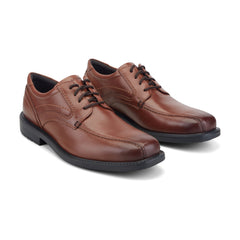 Men Rockport Style Leader 2 Bike Toe Oxford New Brown Gradient Leather