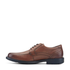 Men Rockport Style Leader 2 Apron Toe Oxford New Brown Gradient Leather