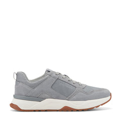 Men Rockport ProWalker Norris Casual Sneakers Medium Gray Suede