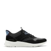 Men Rockport Shawn Step Activated Casual Lace-up Sneakers Black Suede