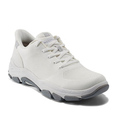 Men Rockport Rafferty Step Activated Lace-up Casual Sneakers Ivory