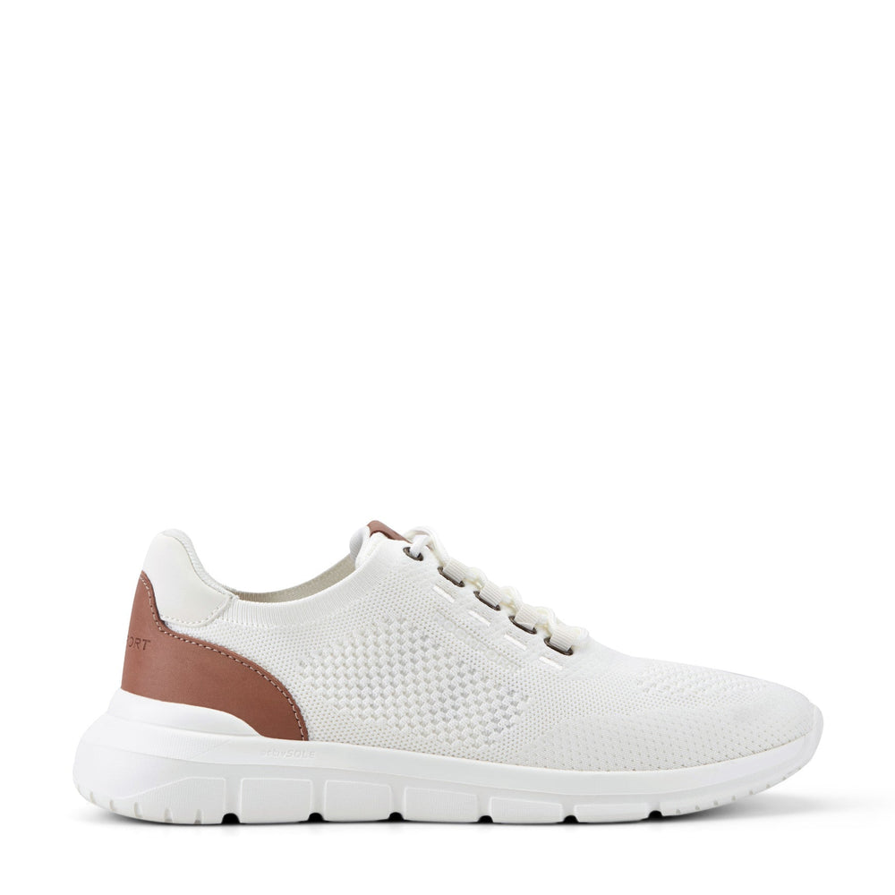 Men Rockport Jaimson Lace-up Casual Sneakers Ivory