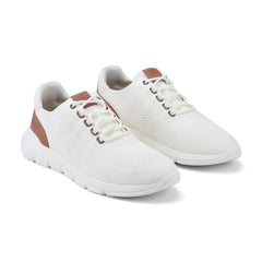 Men Rockport Jaimson Lace-up Casual Sneakers Ivory