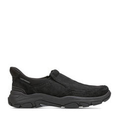 Men Rockport Reece Step Activated Slip-ons Black Suede