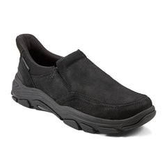 Men Rockport Reece Step Activated Slip-ons Black Suede