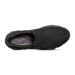 Men Rockport Reece Step Activated Slip-ons Black Suede