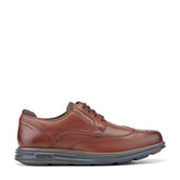 Men Rockport Coltin Casual Lace-up Round Toe Shoes Dark Natural Leather