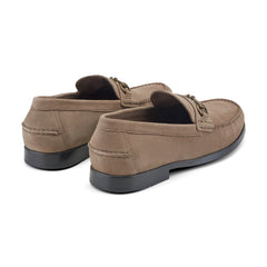 Men Rockport Whit Classic Bit Loafers Taupe Suede
