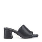 Women Rockport Gracyn Slip-On Sandals Black Leather